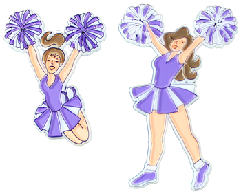 Cheerleader & Pom