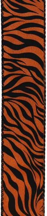 90439W #9 Wired Tiger Stripe Ribbon