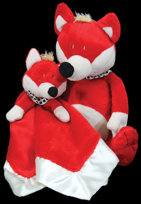 plush red fox