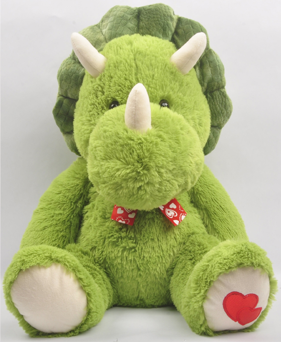 dinosaur valentine plush